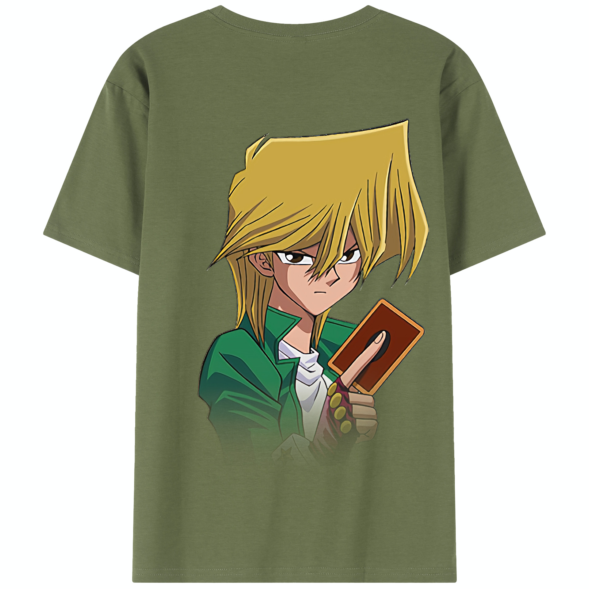 （画像用） 遊☆戯☆王 Yu-Gi-Oh! 綿100％半袖Tシャツ（背面プリント）